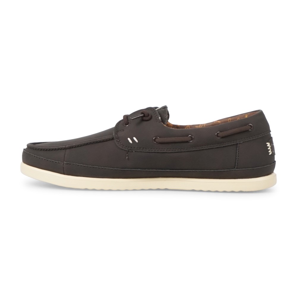 Hey Dude - Slip on marrone Harbor Lo Classic in ecopelle per uomo | hd