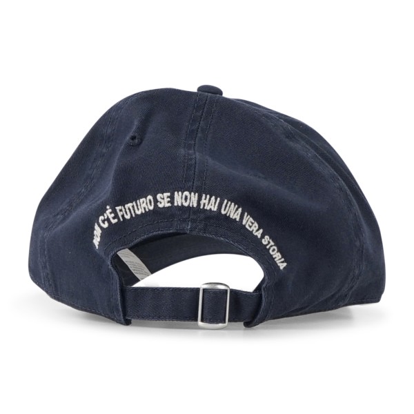 Roy Roger's - Cappello blu con visiera con patch logo ricamata per uomo |