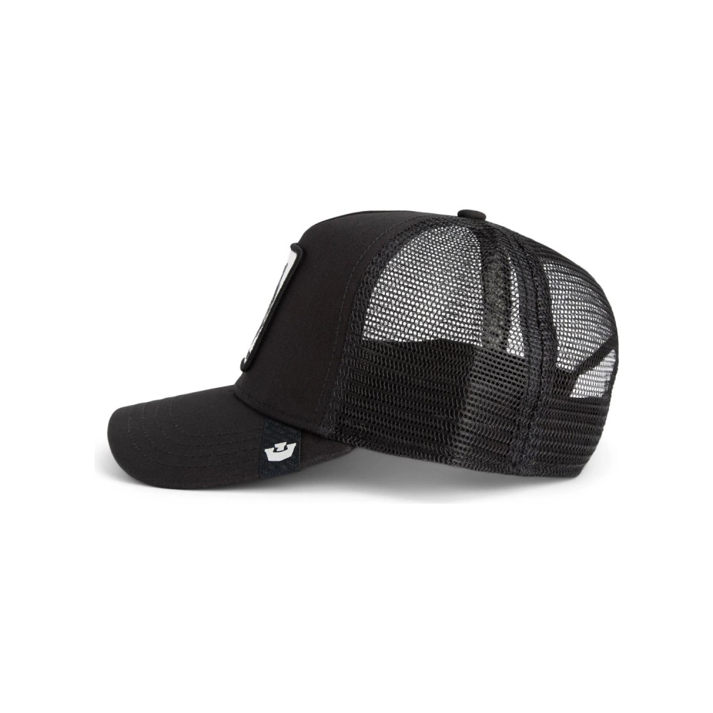 Goorin Bros. - Cappello nero con visiera e retro in retina con patch Panther