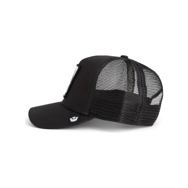 Goorin Bros. - Cappello nero con visiera e retro in retina con patch Panther