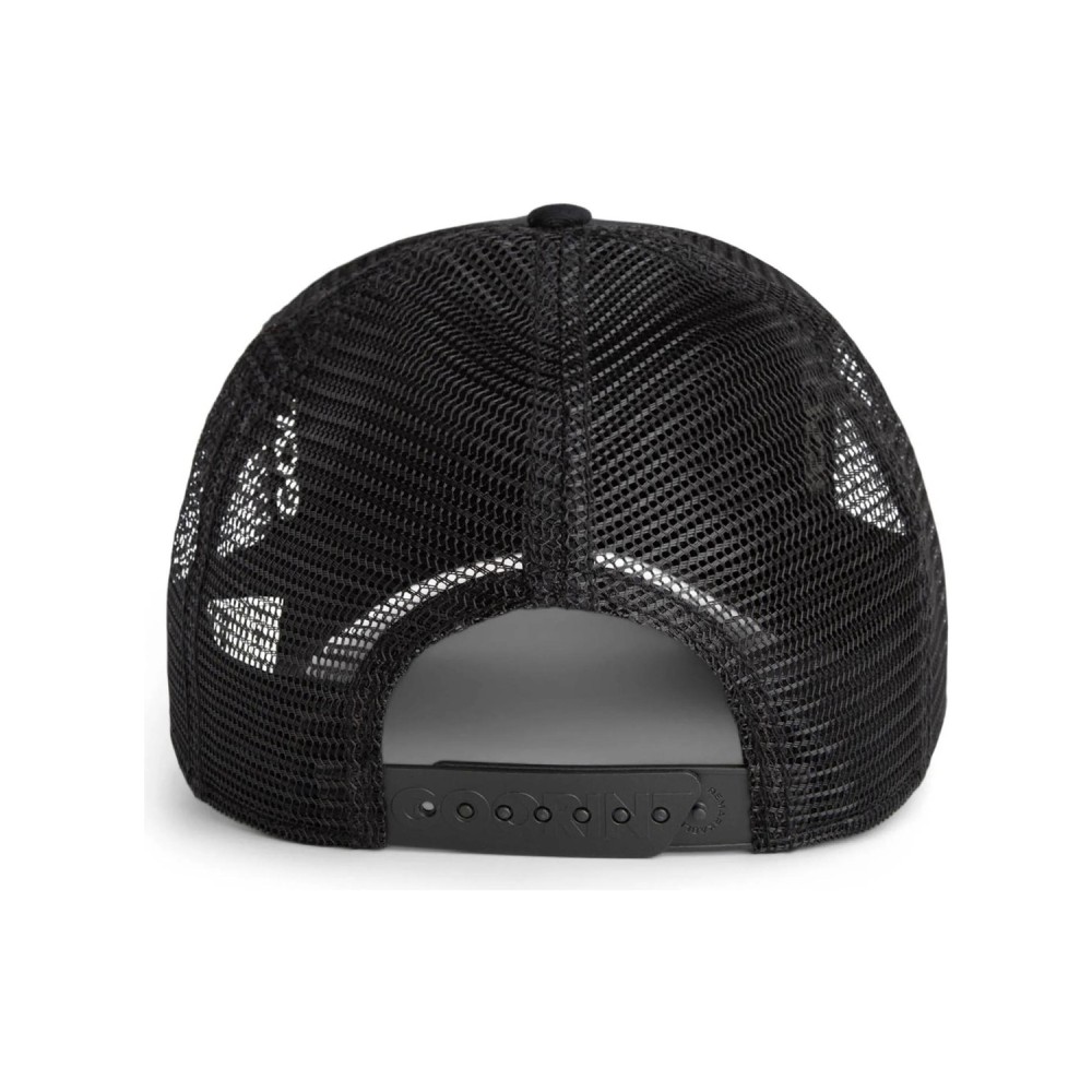 Goorin Bros. - Cappello nero con visiera e retro in retina con patch Lone Wolf