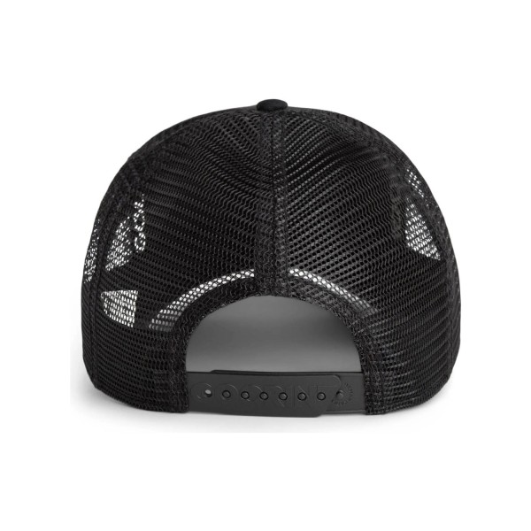 Goorin Bros. - Cappello nero con visiera e retro in retina con patch Lone Wolf