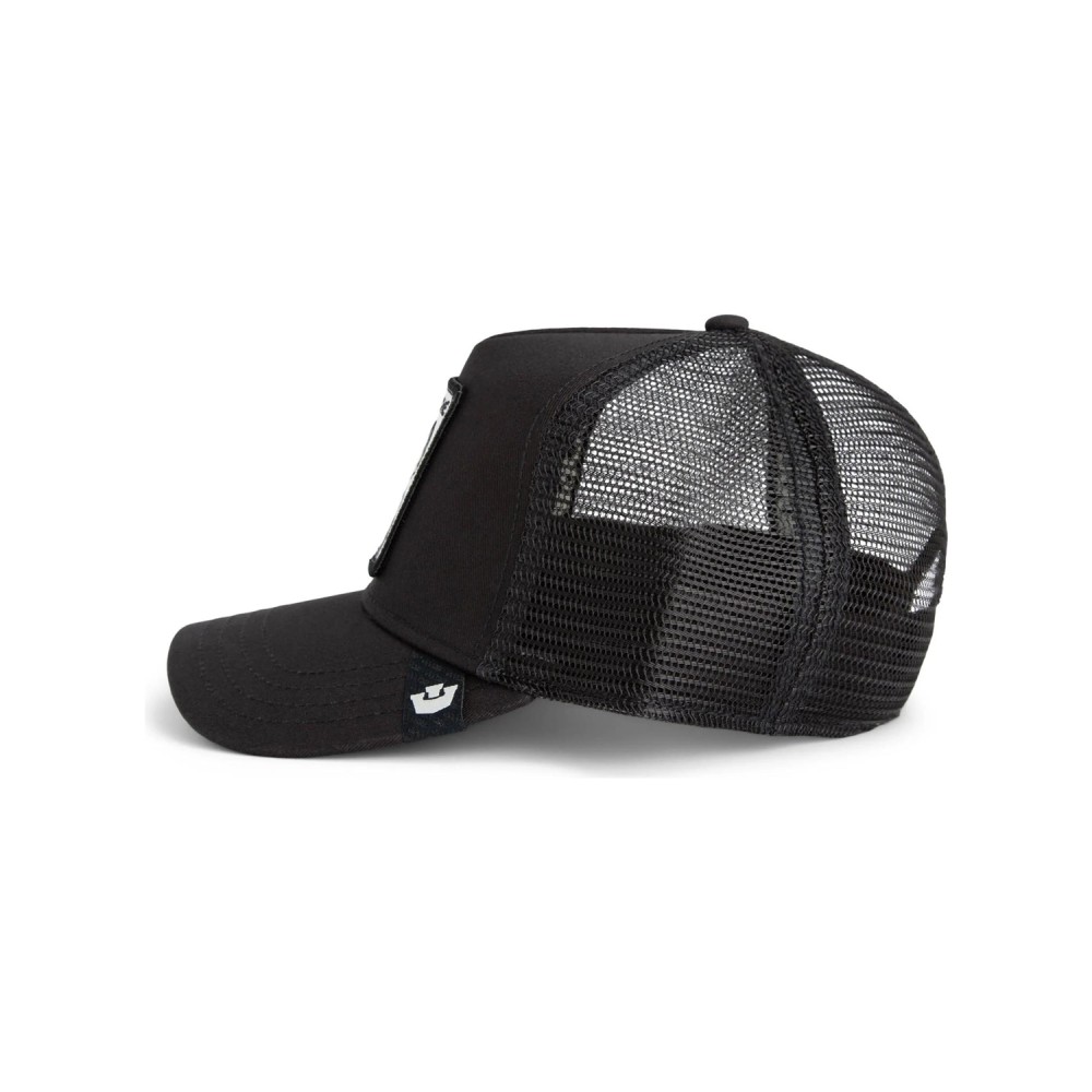Goorin Bros. - Cappello nero con visiera e retro in retina con patch Frenchie