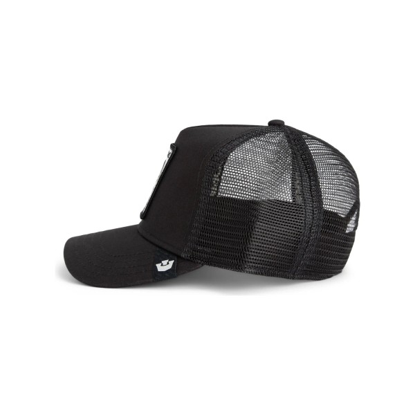 Goorin Bros. - Cappello nero con visiera e retro in retina con patch Frenchie