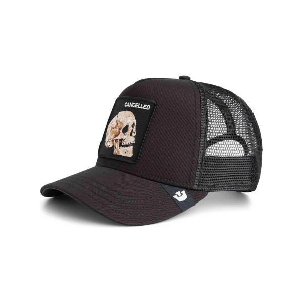 Goorin Bros. - Cappello nero con visiera e retro in retina con patch Cancelled