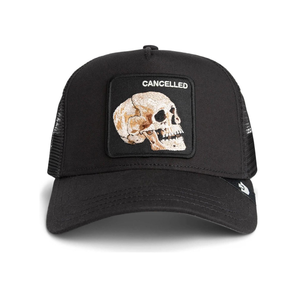 Goorin Bros. - Cappello nero con visiera e retro in retina con patch Cancelled