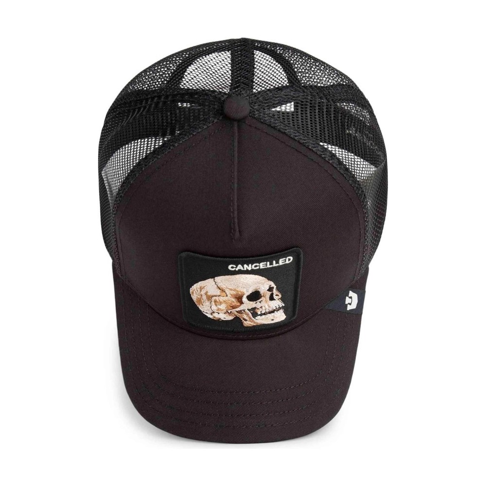 Goorin Bros. - Cappello nero con visiera e retro in retina con patch Cancelled
