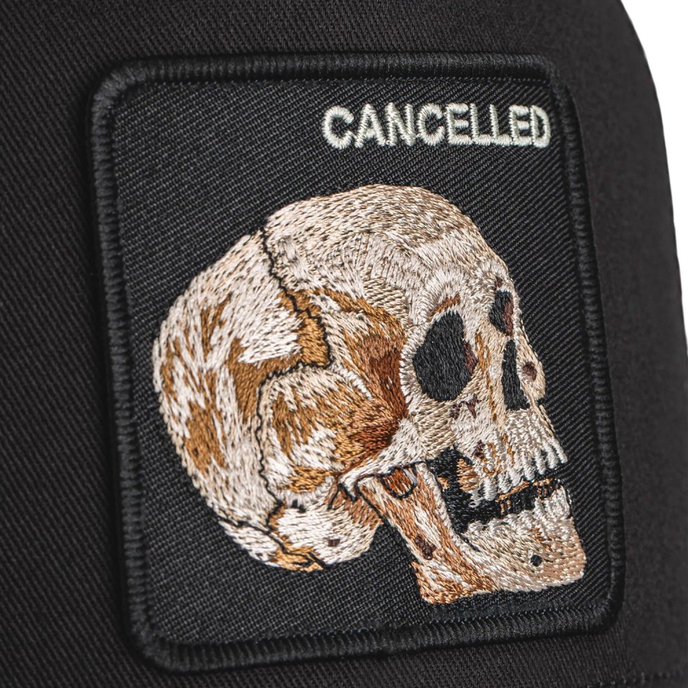 Goorin Bros. - Cappello nero con visiera e retro in retina con patch Cancelled