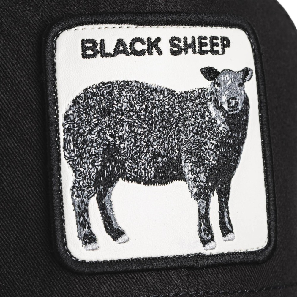 Goorin Bros. - Cappello nero con visiera e retro in retina con patch Black