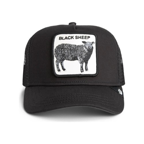 Goorin Bros. - Cappello nero con visiera e retro in retina con patch Black