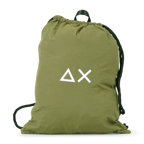 Sun68 - Zaino small verde con logo per uomo | w36103 74 militare scuro