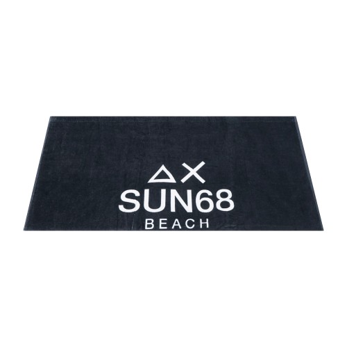 Sun68 - Telo mare blu con logo centrale a contrasto per uomo | x36121 07 navy 2