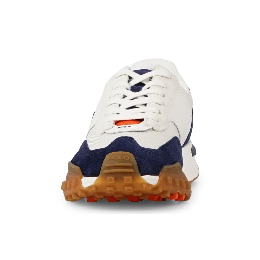 Polo Ralph Lauren - Sneakers bianca Eldridge in camoscio per uomo |