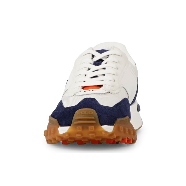 Polo Ralph Lauren - Sneakers bianca Eldridge in camoscio per uomo |