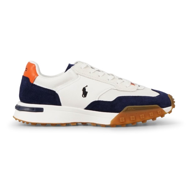 Polo Ralph Lauren - Sneakers bianca Eldridge in camoscio per uomo |