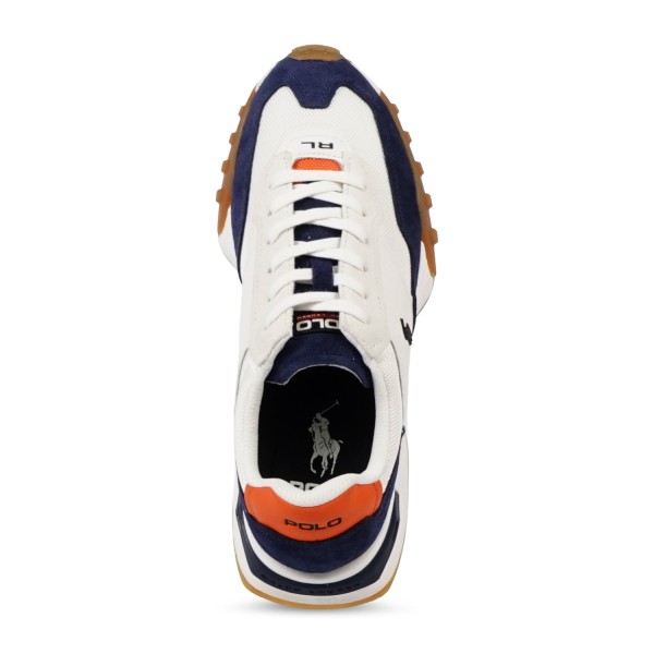 Polo Ralph Lauren - Sneakers bianca Eldridge in camoscio per uomo |