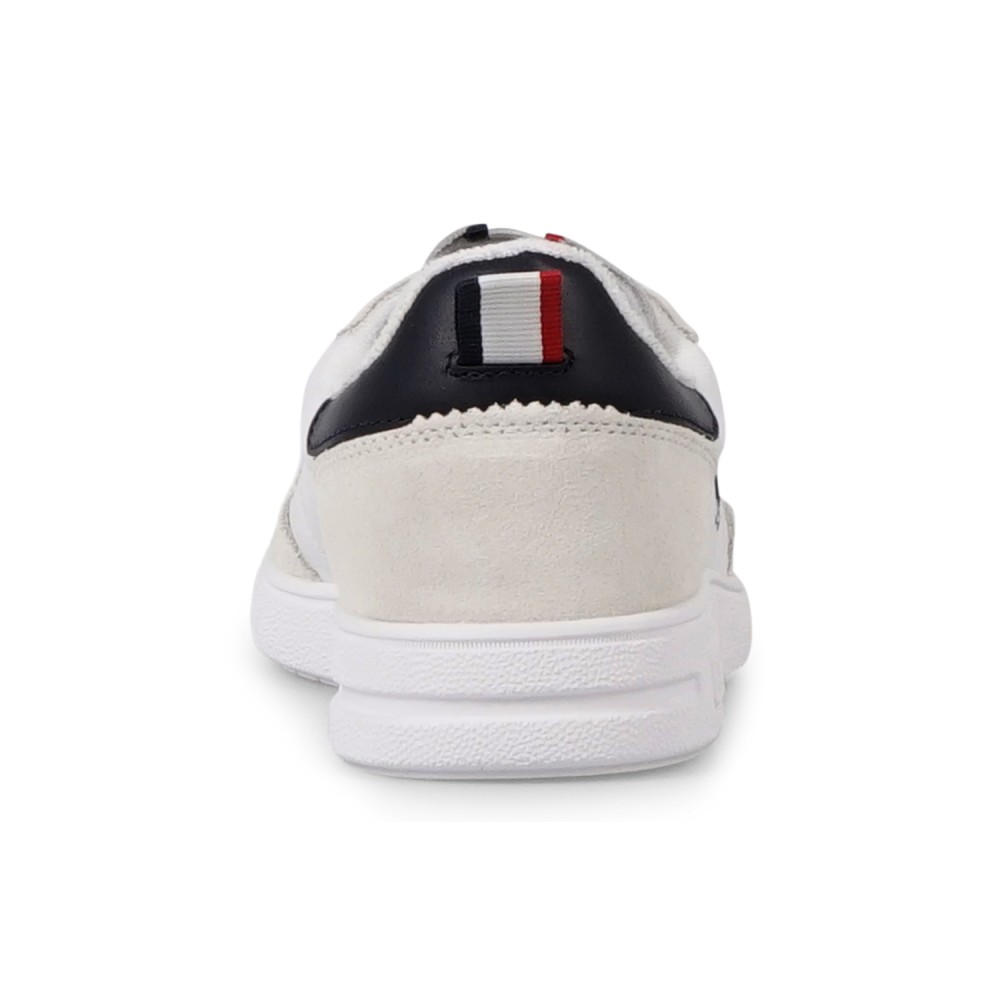 Polo Ralph Lauren - Sneakers bianca Bedford in pelle e camoscio per uomo |
