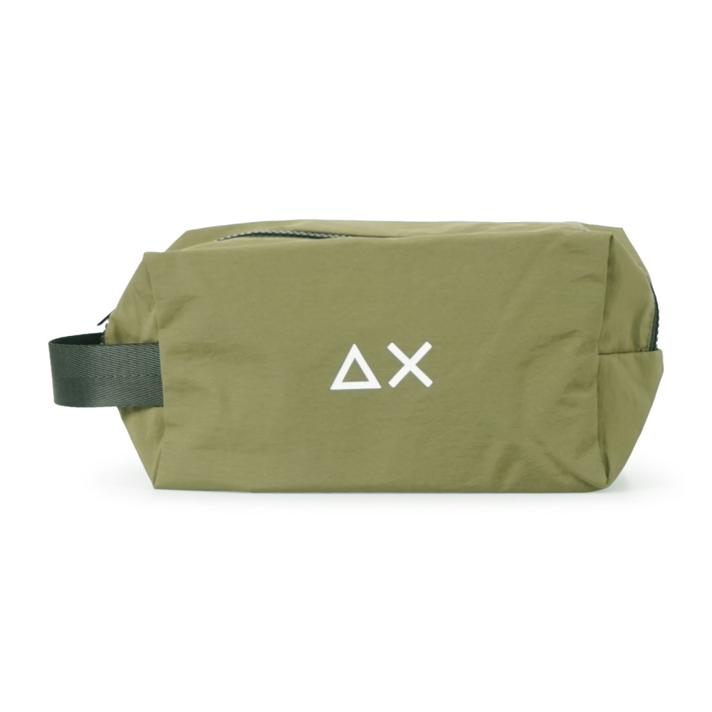 Sun68 - Pochette verde con stampa logo per uomo | w36105 74 militare scuro
