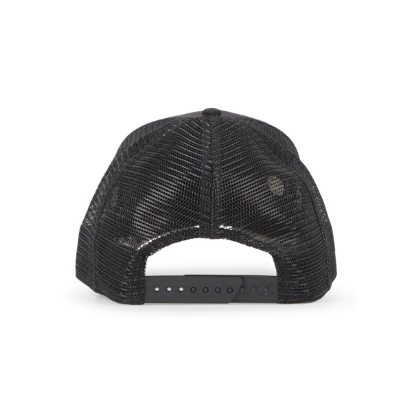 Goorin Bros. - Cappello nero con visiera e retro in retina con patch Wise Ass