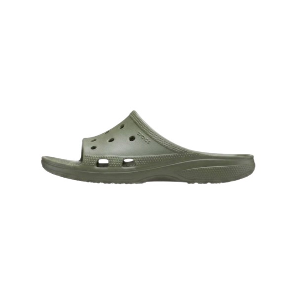 Crocs - Sandali verde Saturday Slide M con monofascia a buchi per uomo |