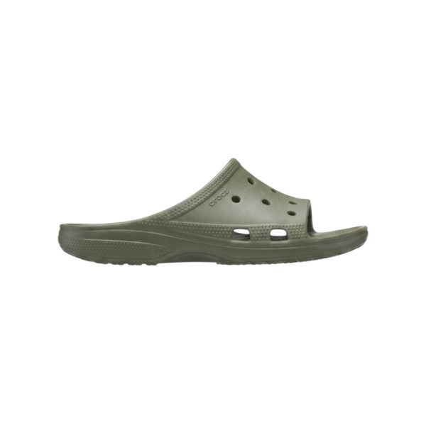 Crocs - Sandali verde Saturday Slide M con monofascia a buchi per uomo |