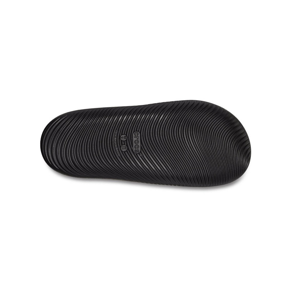 Crocs - Sandali nero Mellow Slide con logo a rilievo per uomo | cr208392-001