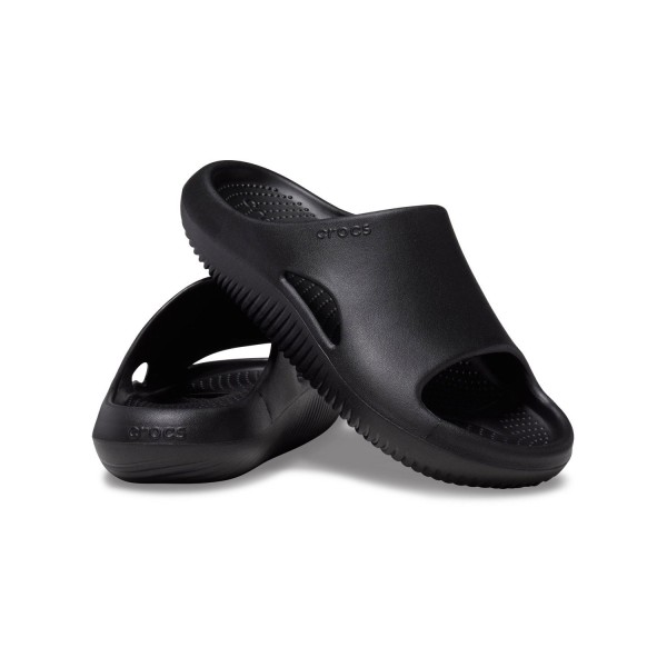 Crocs - Sandali nero Mellow Slide con logo a rilievo per uomo | cr208392-001