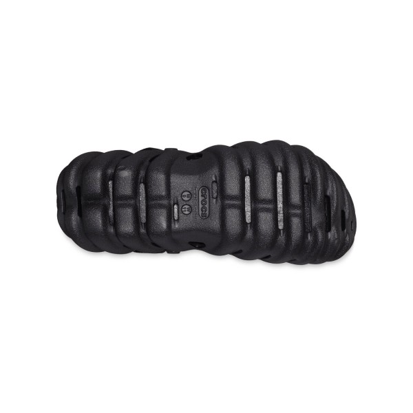 Crocs - Sandali neri Echo Clog con cinturino al tallone per uomo | cr207937-001