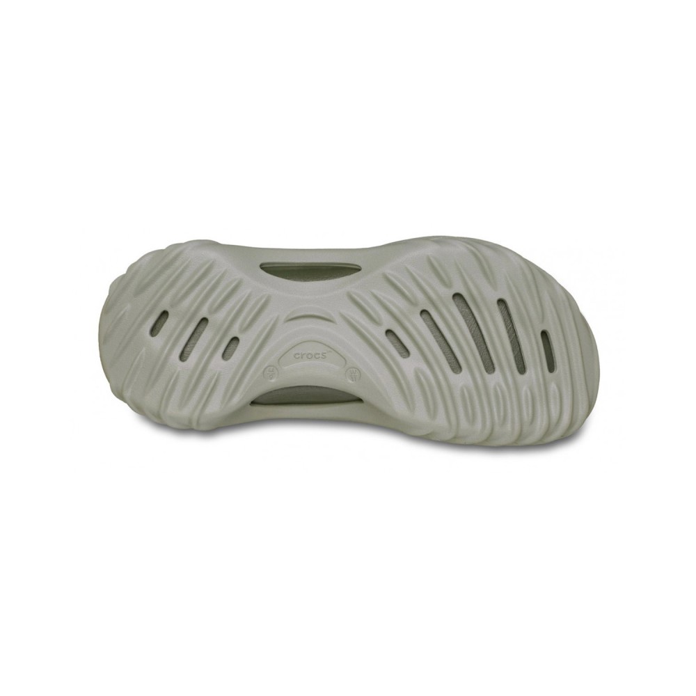 Crocs - Sandali grigio Echo Wave scanalature e texture ispirate al digitale per