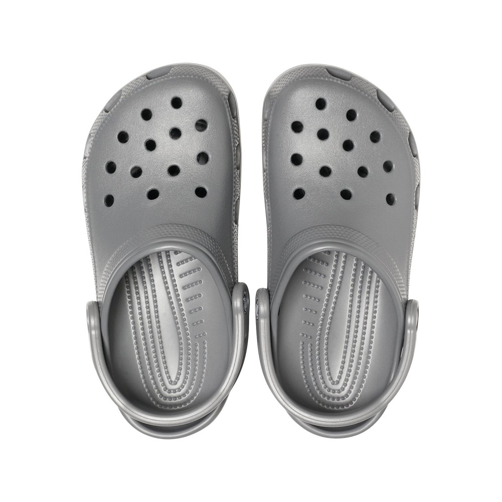 Crocs - Sandali grigi Classic Sabot U roomy Fit per uomo | cr10001-0da slate