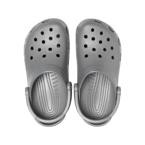 Crocs - Sandali grigi Classic Sabot U roomy Fit per uomo | cr10001-0da slate