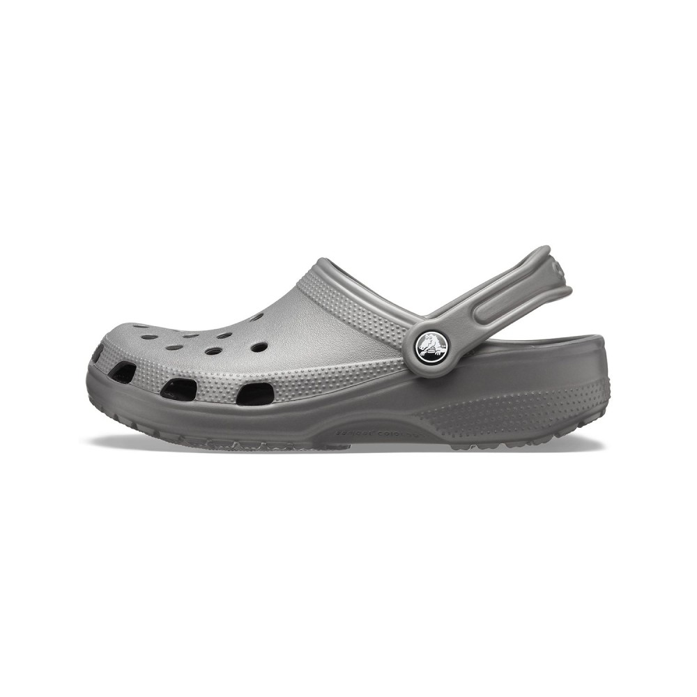Crocs - Sandali grigi Classic Sabot U roomy Fit per uomo | cr10001-0da slate