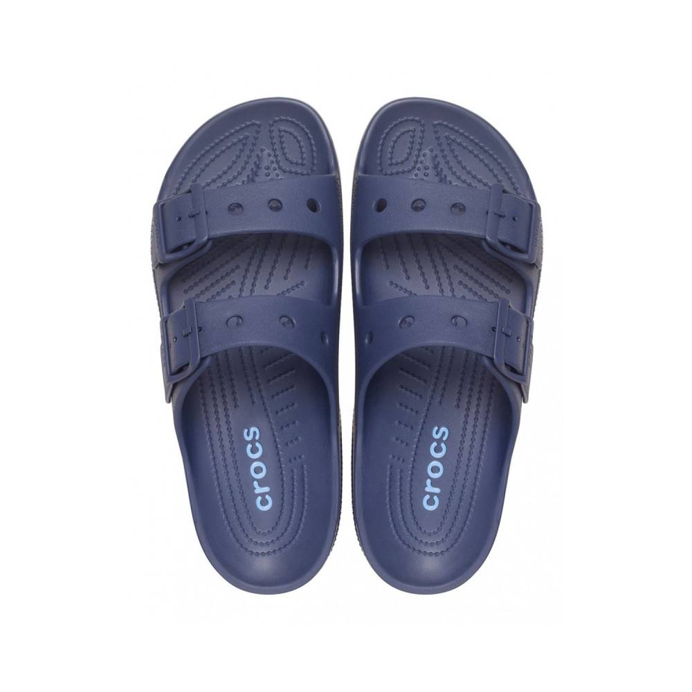 Crocs - Sandali blu Saturday Sandal M con due cinturini regolabili per uomo |