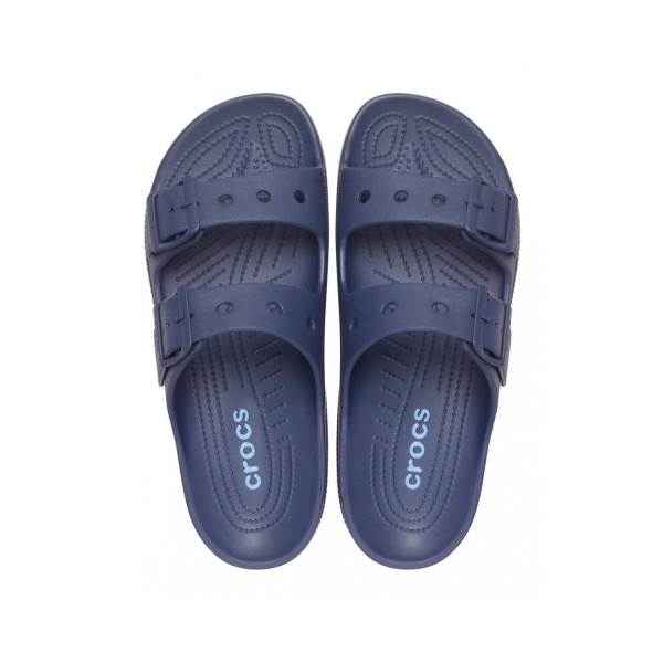 Crocs - Sandali blu Saturday Sandal M con due cinturini regolabili per uomo |