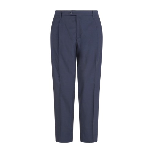 Briglia 1949 - Pantalone blu Arnos tasca a filo in fresco lana "Vitale Barberis