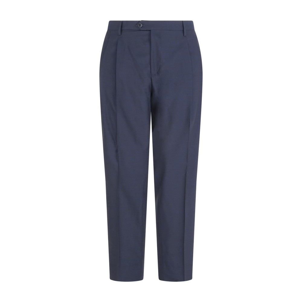 Briglia 1949 - Pantalone blu Arnos tasca a filo in fresco lana "Vitale Barberis