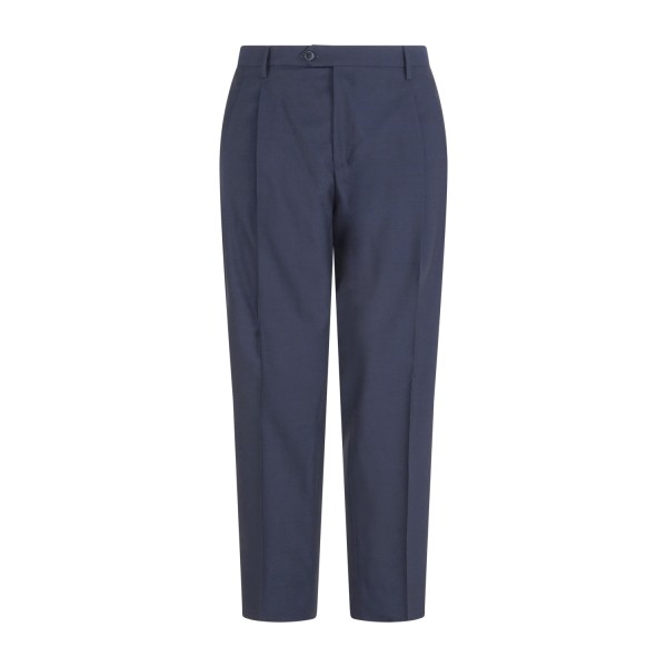 Briglia 1949 - Pantalone blu Arnos tasca a filo in fresco lana "Vitale Barberis