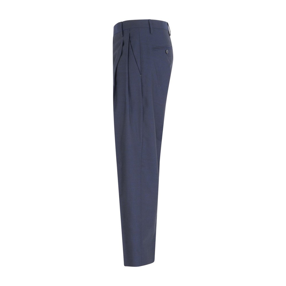 Briglia 1949 - Pantalone blu Arnos tasca a filo in fresco lana "Vitale Barberis