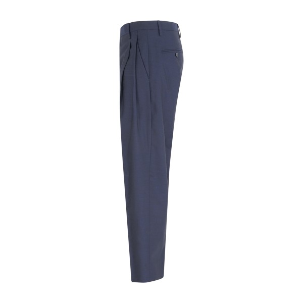 Briglia 1949 - Pantalone blu Arnos tasca a filo in fresco lana "Vitale Barberis