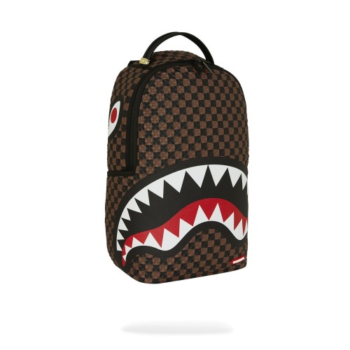 Sprayground - Zaino marrone sharks in paris pyramid backpack per uomo | 2