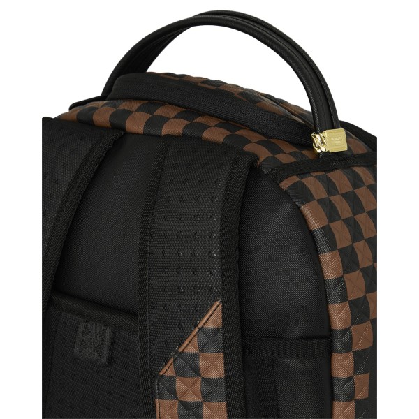 Sprayground - Zaino marrone sharks in paris pyramid backpack per uomo |