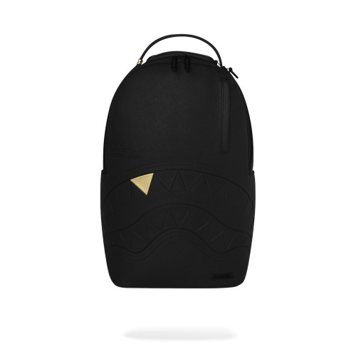 Sprayground - Zaino nero blacked out embossed gold tooth per uomo | 910b9325nsz