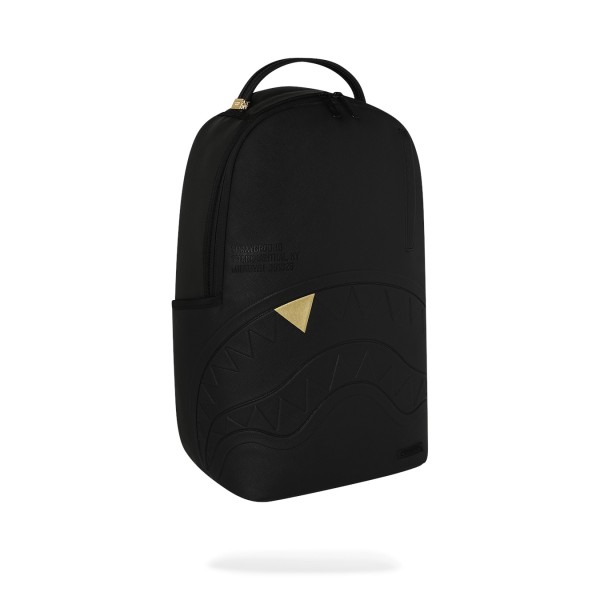 Sprayground - Zaino nero blacked out embossed gold tooth per uomo | 910b9325nsz