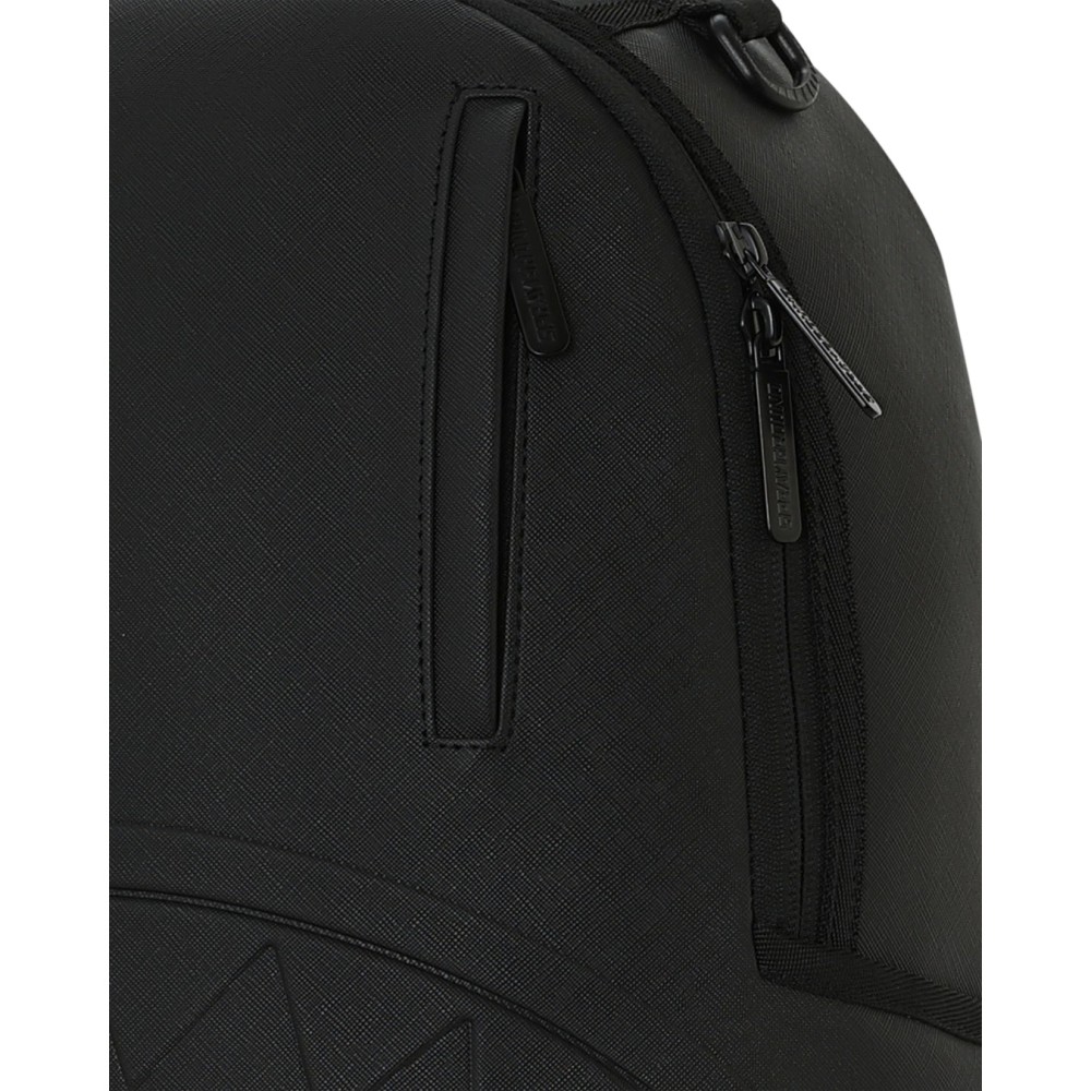 Sprayground - Zaino nero blacked out embossed gold tooth per uomo | 910b9325nsz