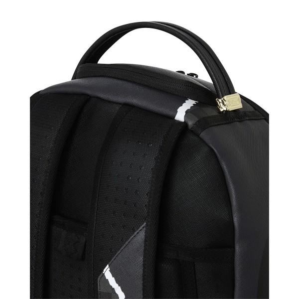 Sprayground - Zaino nero center rip revealing gray check per uomo | 910b8502nsz
