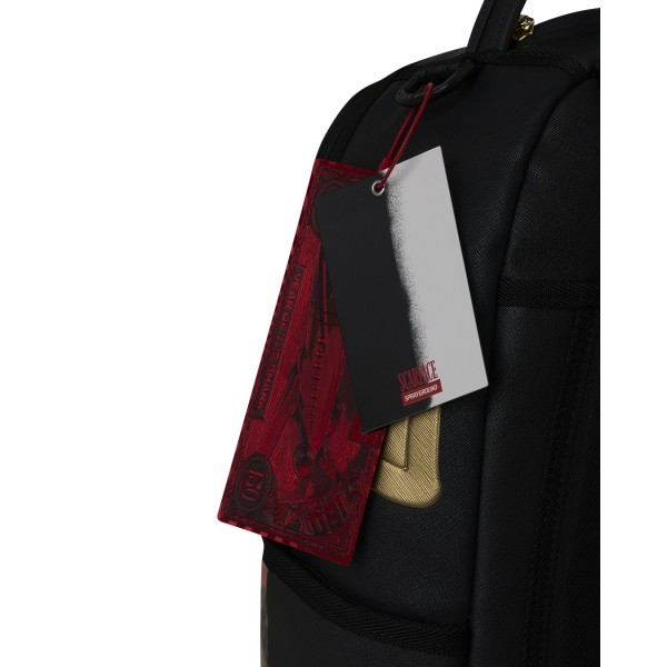 Sprayground - Zaino nero scarface gold embossed per uomo | 910b9555nsz nero