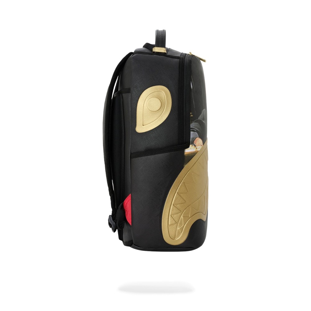 Sprayground - Zaino nero scarface gold embossed per uomo | 910b9555nsz nero