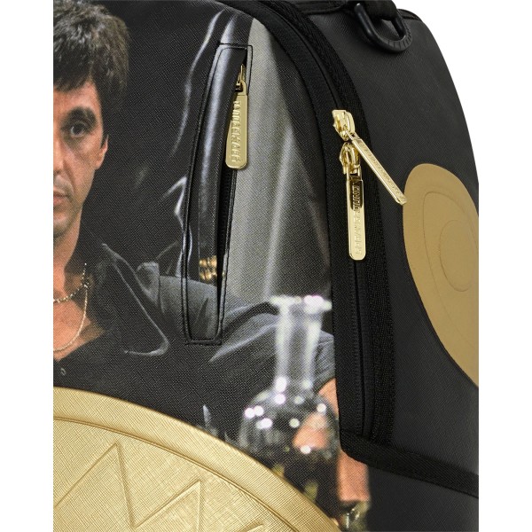 Sprayground - Zaino nero scarface gold embossed per uomo | 910b9555nsz nero