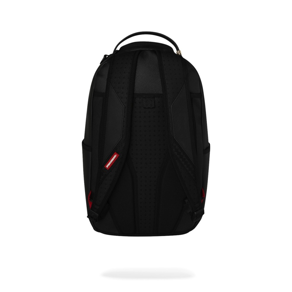Sprayground - Zaino nero shark central black embroidered shark per uomo |