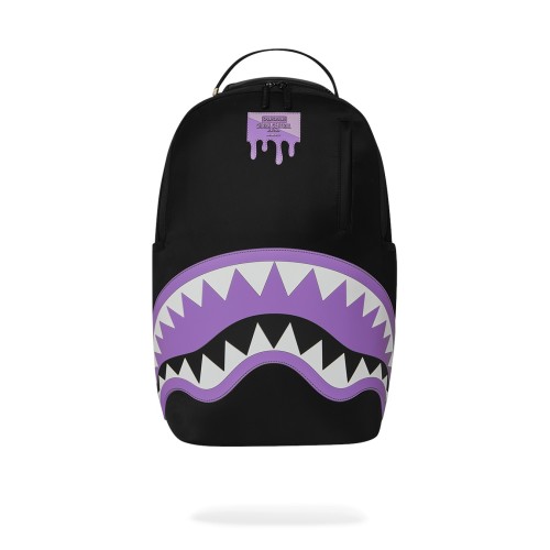 Sprayground - Zaino nero shark central light purple per uomo | 910b9631nsz nero